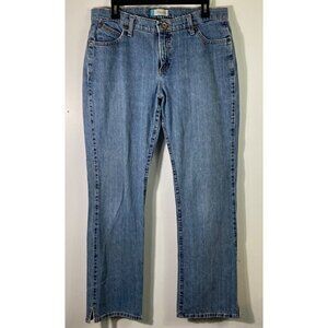 Womens Vintage Wrangler CashCowgirl Fit‎ Riding Blue Jeans 11/12 Flaw